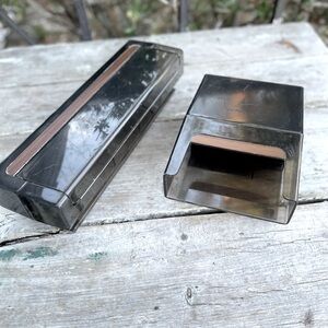 Park Sherman MCM Desk organizer set black faux wood